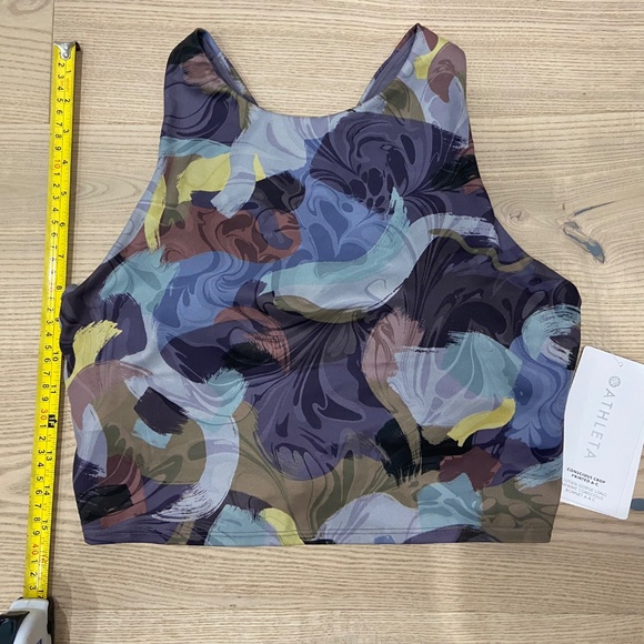 Athleta Conscious Crop A-C workout bra NWT Large - Picture 2 of 4